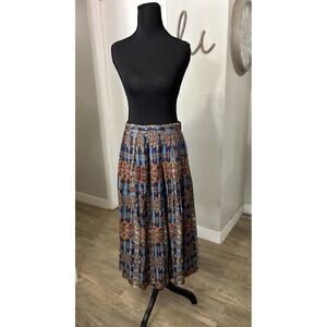 Vintage Susan Bristol New Traditions Floral Long Skirt Boho Cottage Core Size 10